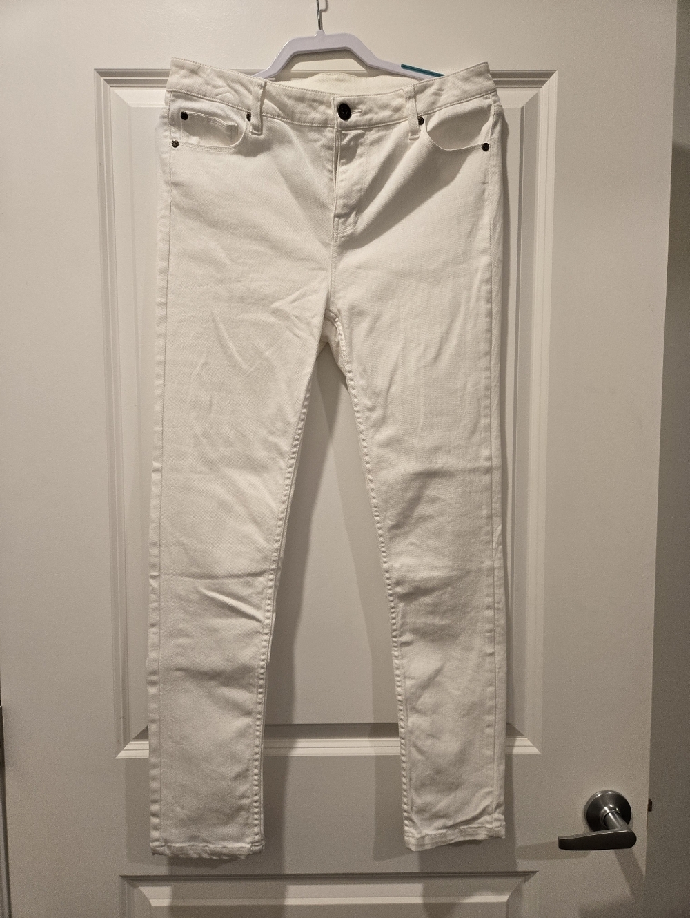 Matilda Jane‎ Women's White Skinny Jeans - Size 12